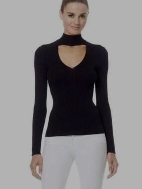 360 SWEATER BRAND WHITE OPEN FRONT ITALIAN YARN KNITLONG SLEEVE TOP NWT SMALL